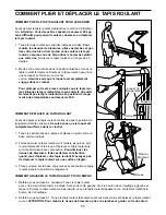 Preview for 11 page of Weslo Cadence ex14 (French) Livret D'Instructions Manual