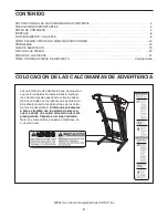 Preview for 2 page of Weslo Cadence G 7.0 (Finnish) Manual Del Usuario