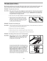 Preview for 19 page of Weslo Cadence J3.8 Treadmill User Manual