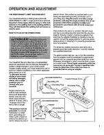 Preview for 7 page of Weslo Cadence Sl 20 Manual