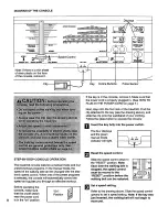 Preview for 8 page of Weslo Cadence Sl 20 Manual