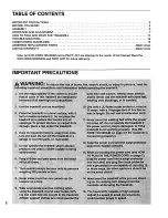 Preview for 2 page of Weslo Cadence Ts5 Manual