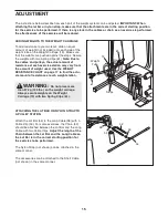 Preview for 15 page of Weslo Gym 1000 Manual