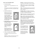 Preview for 14 page of Weslo Pro 11.2x Manual