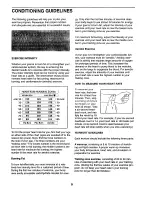 Preview for 9 page of Weslo PULSE SENSOR Manual