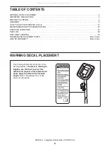 Preview for 2 page of Weslo Pursuit 30 User Manual