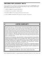 Preview for 12 page of Weslo WLMC003410 User Manual