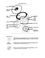 Preview for 5 page of West Bend Just For Dinner Instruction Manual