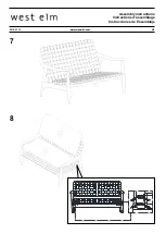 Preview for 8 page of West Elm Wood Loveseat Assembly Instructions Manual