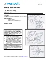 Westcott 8001 Setup Instructions preview