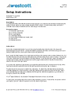 Westcott Strobelite 241 Setup Instructions preview