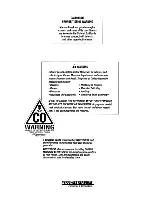 Preview for 2 page of Westerbeke 21.0 KW-50Hz Operator'S Manual