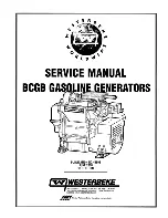 Preview for 1 page of Westerbeke BCGB Service Manual