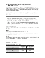 Preview for 3 page of Westfire WF ONE Installation Manual And Operating Instructions