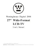 Westinghouse LCD-TV User Manual preview