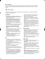 Preview for 3 page of Westinghouse LF 651 D User Manual