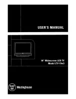 Westinghouse LTV-19W3 - 19" LCD TV User Manual preview