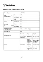 Preview for 16 page of Westinghouse NCCO 1804/SP6440 Operation Manual