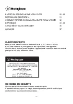 Preview for 19 page of Westinghouse NCCO 1804/SP6440 Operation Manual