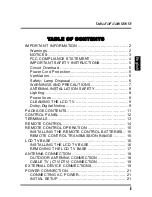 Preview for 3 page of Westinghouse SK-26H640G - 26" LCD HDTV User Manual