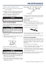 Preview for 23 page of Westinghouse WGEN5300DFC User Manual