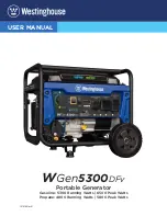 Westinghouse WGen5300DFv User Manual preview