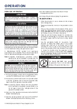 Preview for 18 page of Westinghouse WH3700iXLTc User Manual