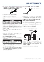 Preview for 21 page of Westinghouse WH3700iXLTc User Manual