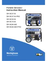 Preview for 1 page of Westinghouse WHXC3750 Instruction Manual