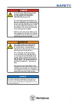 Preview for 3 page of Westinghouse WHXC8500E-AS Instruction Manual Supplement