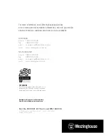 Preview for 32 page of Westinghouse WLE620WA User Manual