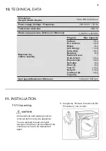 Preview for 33 page of Westinghouse WWF1044M7SA User Manual