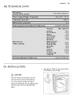 Preview for 33 page of Westinghouse WWF1044M7WA User Manual