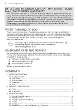 Preview for 2 page of Westinghouse WWF8024M5WA User Manual