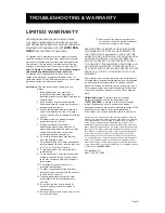 Preview for 11 page of Westinghouse WWT060MB User Manual