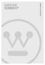 Preview for 44 page of Westinghouse WWT6084J5WA User Manual