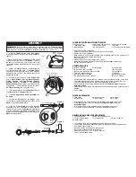 Preview for 6 page of Weston Products 82-0202-W Owner'S Instructions Manual