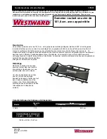 Preview for 4 page of Westward 1YER5 Operating Instructions And Parts Manual