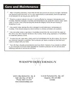 Preview for 10 page of Westwood Design Donnington Assembly Instruction Manual