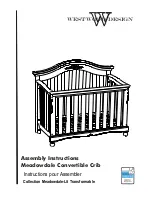 Preview for 1 page of Westwood Design Meadowdale Convertible Crib Assembly Instructions Manual