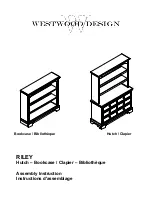 Preview for 1 page of Westwood Design RILEY Hutch Assembly Instruction Manual