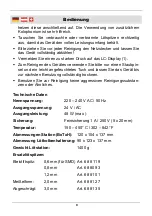 Preview for 13 page of Wetekom 688044 Instruction Manual