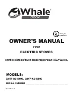 Preview for 1 page of Whale 2247-AC-5100 Owner'S Manual