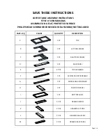 Preview for 1 page of Whalen 53SNR2301BAS Assembly Instructions Manual