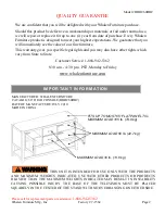 Preview for 2 page of Whalen BBHC60DBC Assembly Manual