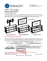 Preview for 1 page of Whalen BBXL54NV Assembly Manual