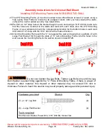 Preview for 16 page of Whalen SMXL-6 Assembly Manual