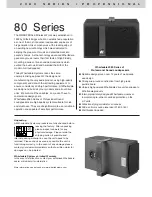 Preview for 3 page of Wharfedale Pro 2080 Operating Manual & Specification