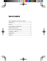 Preview for 3 page of Wharfedale Pro KM-1 Operating Manual And User Manual