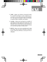 Preview for 5 page of Wharfedale Pro KM-1 Operating Manual And User Manual